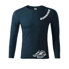 Running nápis šikmo