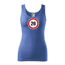 Dopravní značka - omezení rychlosti 20