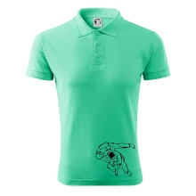 Judo nápis + postavy