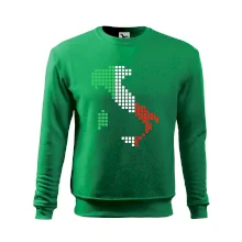 Itálie obrys vlajka