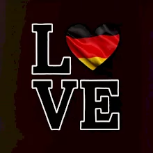Love Německá vlajka
