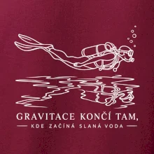 Gravitace končí ve slané vodě