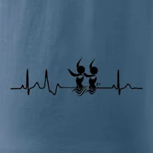 EKG synchronizované plavání