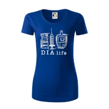 D I A life - kreslený insulin injekce a glukometr