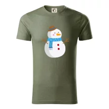 Sněhulák se šálou