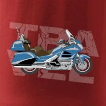 Cestovní motorka Amerika modrá