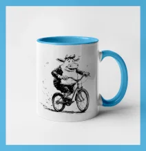 Tlustá kráva na kole