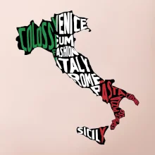 Mapy - názvy měst - Italie