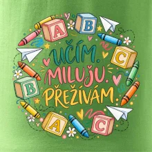 Učím miluju přežívám školní abeceda
