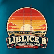Liblice B retro odznak dvou vysílačů