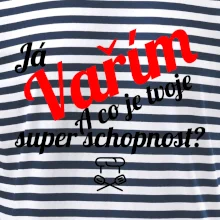 Já vařím - tvoje superschopnost? šikmý nápis