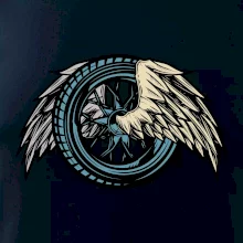 Moto kolo s křídly