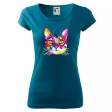 Kočka duhová hlava