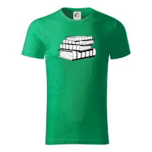 Knihy černobílé na sobě