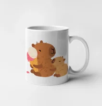 Kapybara se zmrzlinou