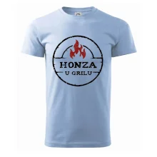 Vlastní jméno u grilu v kruhu Vlastní jméno u grilu v kruhu