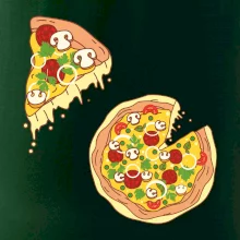 Pizza + Pizza kousek