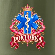 Doktorka - stuhy a kříž