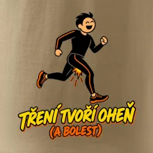 Běžecké tření tvoří oheň
