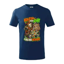 Halloweenský koledník s pytlem strašidelných sladkostí