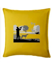 Lovec a ohař v lese