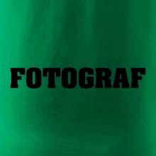 Novinář nápis - Fotograf