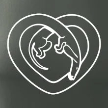 Jezevčík srdce - obrys