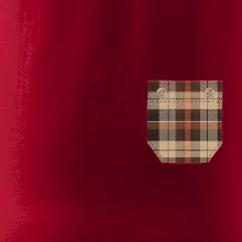 Flanelové triko hnědé