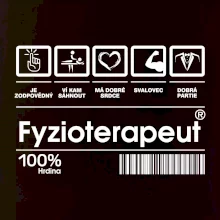 Čárový kód - Fyzioterapeut