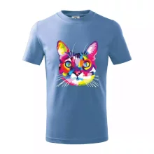 Kočka duhová hlava