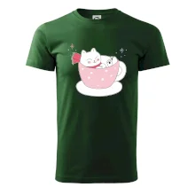 Vánoční kočka v hrnečku