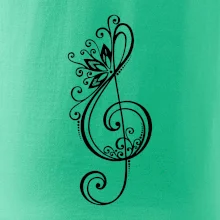 Houslový klíč kytky