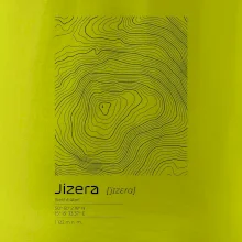 Jizera - vrstevnice v obdélníku