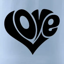 Love nápis jednoduchý