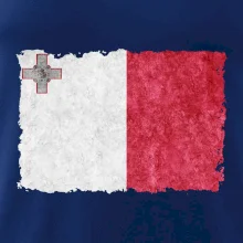 Vlajka Malta okousaná