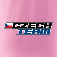 Czech team s vlajkou - Mistrovství světa v ledním hokeji 2025