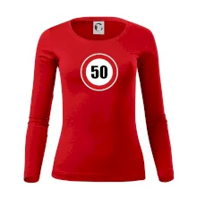 Dopravní značka - omezení rychlosti 50