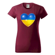 Ukrajina srdce vlajka Ukrajina srdce vlajka