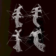 Zkroucený stožár vysokého vedení