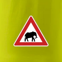 Dopravní značka - Pozor slon