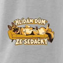 Hlídám dům ze sedačky - vlčák