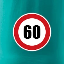 Dopravní značka - omezení rychlosti 60