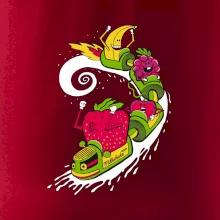 Milkshake vlak kreslený (Pecka design)