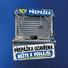 Přepážka uzavřena běžte k vedlejší