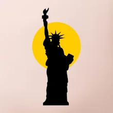 Socha svobody slunce