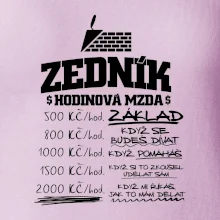 Hodinová mzda zedník
