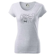 Kráva nákres rozřezání Anglicky