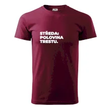 STŘEDA:  POLOVINA TRESTU.