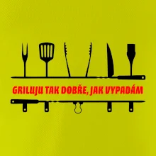 Griluju tak dobře, jak vypadám