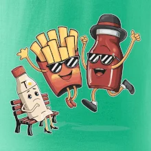 Souboj o hranolky kečup tatarka